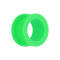 Flesh tunnel neon green