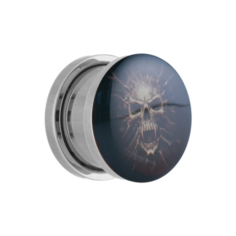 Plug mit Mumienschädel