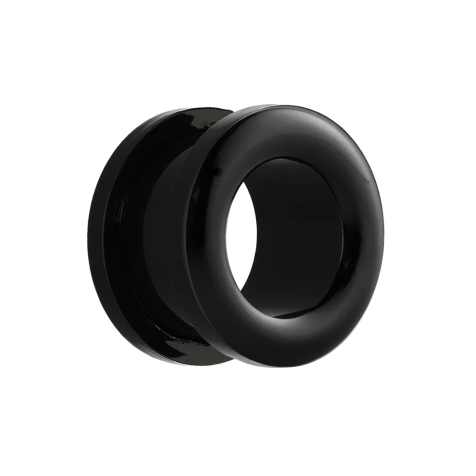 Flesh Tunnel con bordo nero