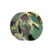 Flared Plug camouflage militaire vert