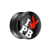 Flared Plug mit I Love Playboy