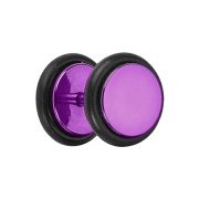 Fake plug purple with O-ring and titanium coating