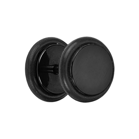 Fake plug black with O-ring and titanium coating
