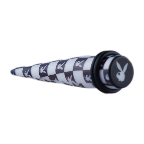 Expander Carreau noir et blanc avec Playboy Bunny