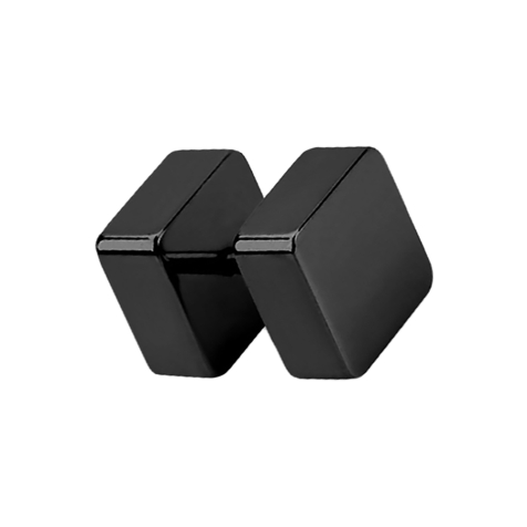 Fake plug square black