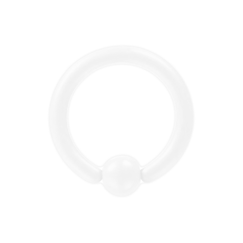 Ball Closure Ring Supernova Pure White