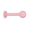 Labret Supernova rose pastel avec boule
