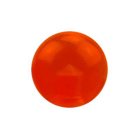 Micro Kugel rot transparent