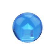 Micro Kugel hellblau transparent