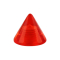Micro Cone red transparent