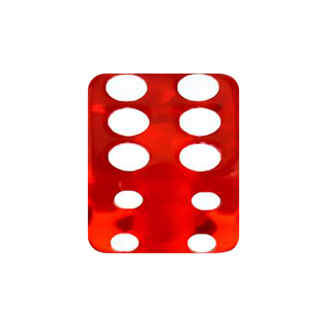 Micro cube rouge transparent