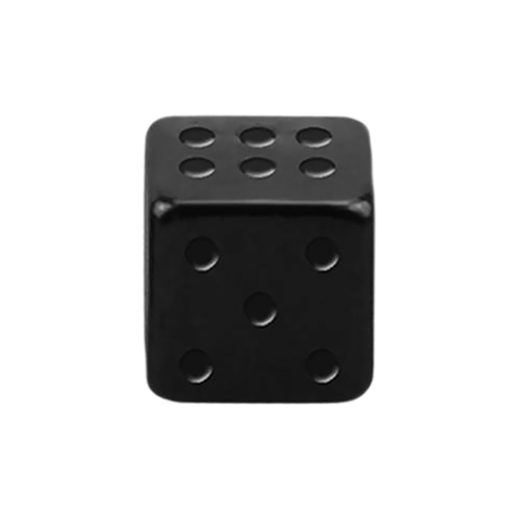 Micro Würfel schwarz