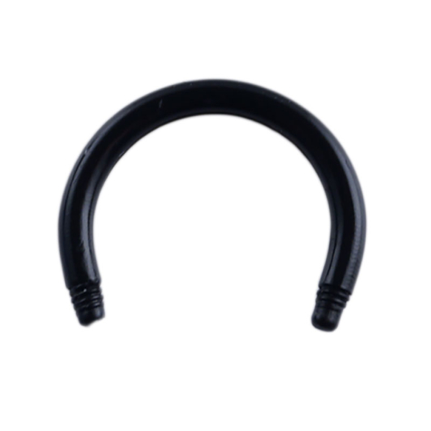 Barra circolare per bilancieri Micro nera