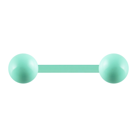 Micro Barbell Supernova verde pastello con pallina
