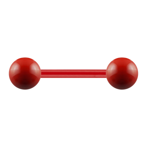 Micro Barbell Supernova Fire Red avec boule