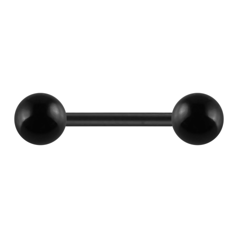 Micro Barbell Supernova Absolute Black con pallina