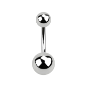 Banane silber mit zwei Kugeln