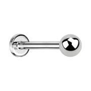 Micro labret silver with ball