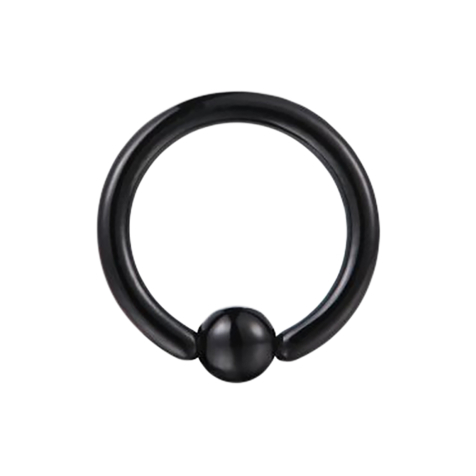 Micro Ball Closure Ring Supernova Absolute Black