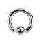 Anneau Ball Closure argent