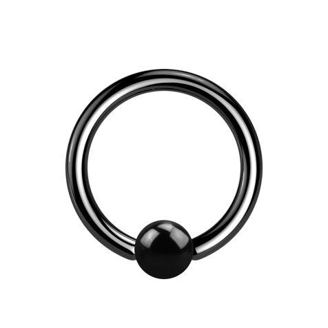 Micro Ball Closure Ring schwarz