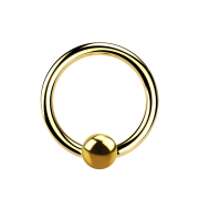 Micro Ball Closure Ring vergoldet