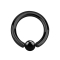Ball Closure Ring schwarz mit Titanium Schicht