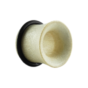 Flared Tunnel en bois de crocodile avec joint torique