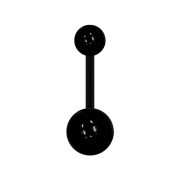 Banane noire avec deux boules