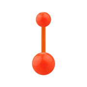 Banane orange avec deux boules