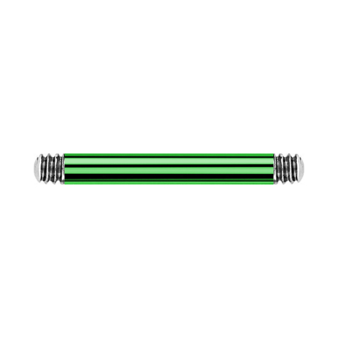 Barbell bar green