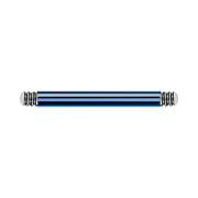 Barre Micro Barbell bleu foncé