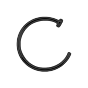 Nasenring offen schwarz