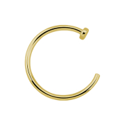 Nasenring offen vergoldet