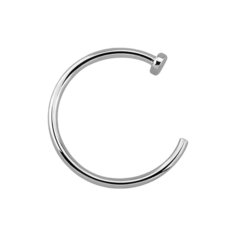 Anneau de nez ouvert argent