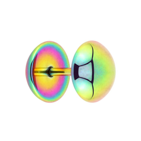 Fake Plug demi-sphère coloré
