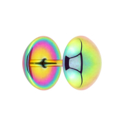 Fake Plug demi-sphère coloré