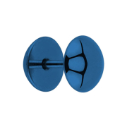 Fake Plug Halbkugel dunkelblau