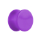 Flared plug purple