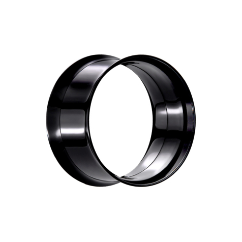 Flared Tunnel schwarz mit Schraubgewinde