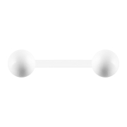 Barbell Supernova Pure White con palla