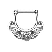 Corona di setto con rosa