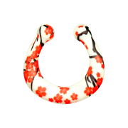 Setto finto con motivo a fiori di ciliegio