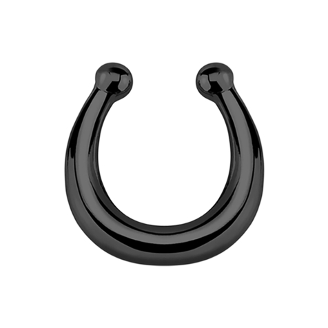 Fake septum basic black