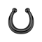 Fake septum basic black