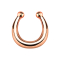 Fake septum basic rose gold