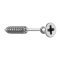 Micro Barbell Phillips screw silver