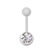 Banane blanche avec boule et boule de cristal...