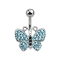 Banane argent Papillon aqua