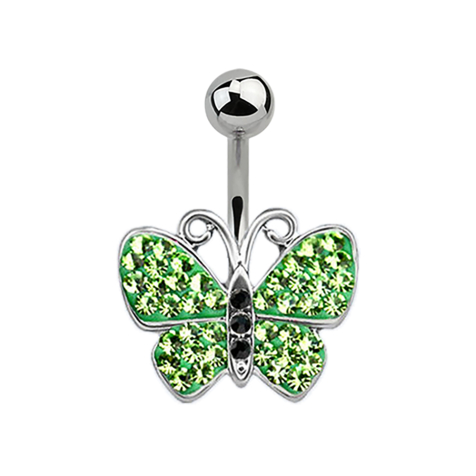 Banane argentée Papillon vert clair